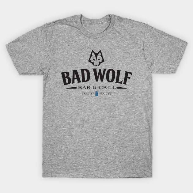 Bad Wolf Bar and Grill T-Shirt by MindsparkCreative